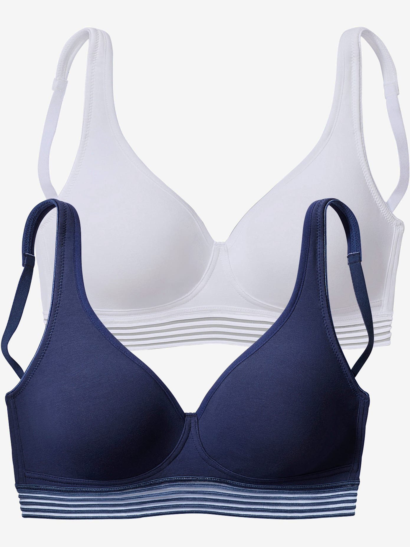 Soutien-gorge doux soutien-gorge bralette classique, lot de 2