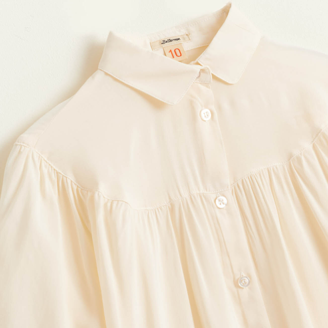 Bellerose Blouse Puppin fluide babydoll écrue