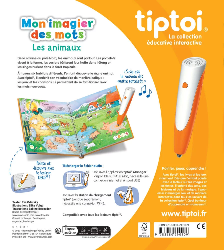 TIPTOI® MON IMAGIER DES MOTS LES ANIMAUX