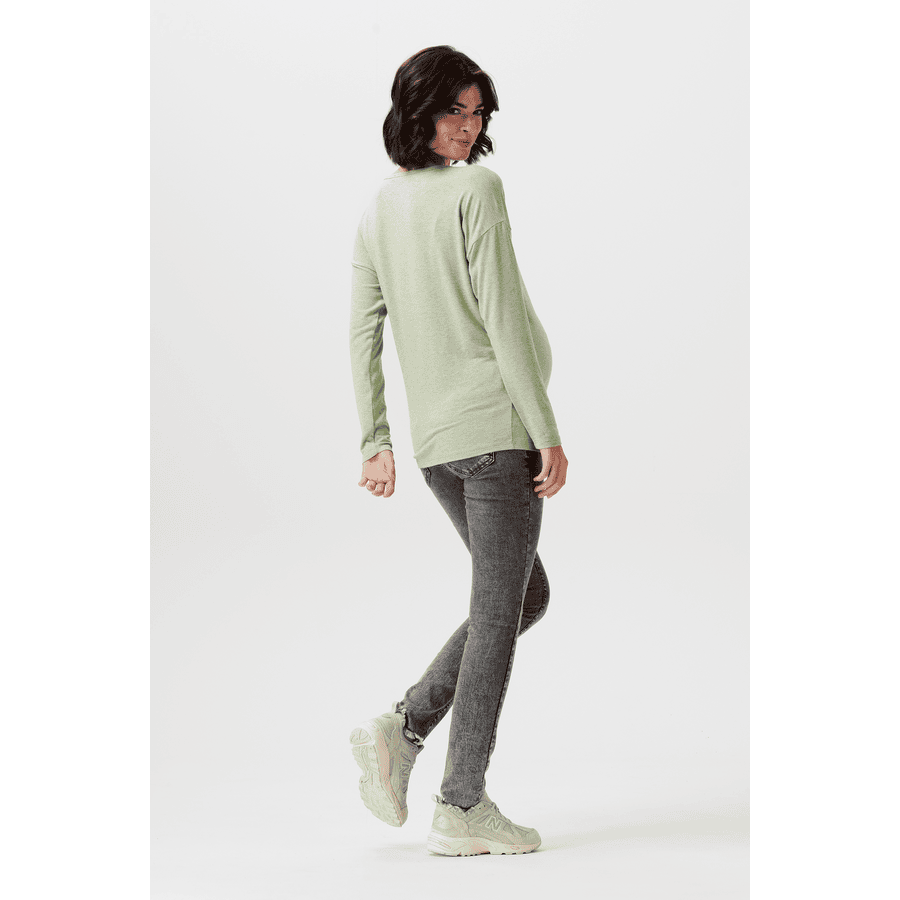 SUPERMOM Skinny Umstandsjeans Austin Grey Denim