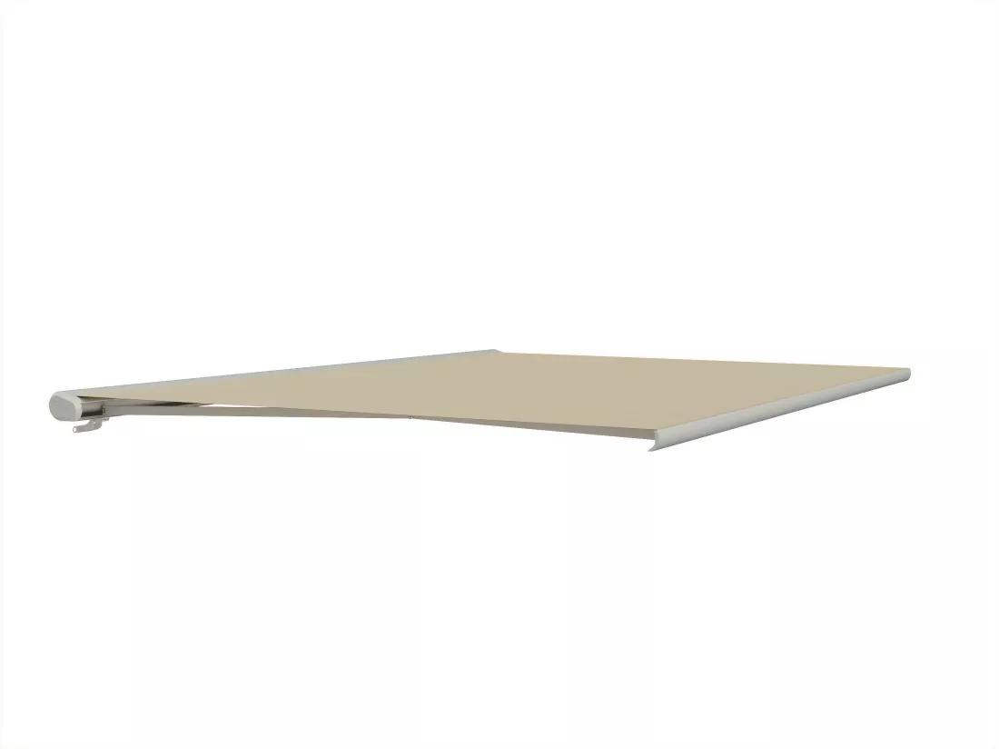Store banne motorisé à leds avec coffre intégral 5 x 3,5 m - toile acrylique beige - GALAXA