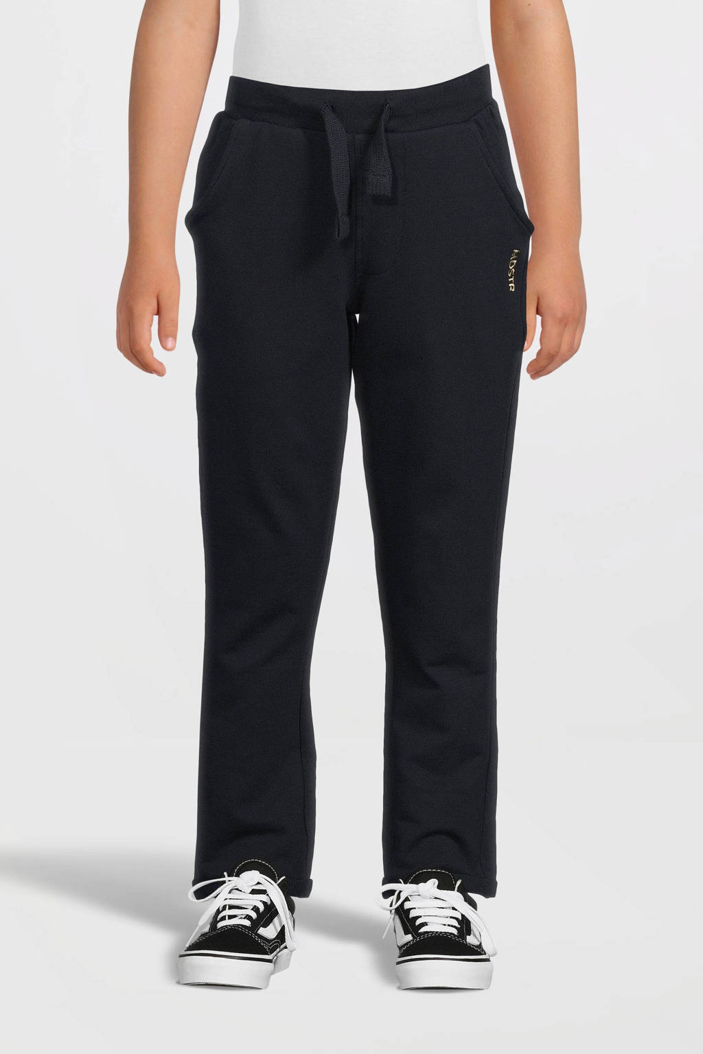 Moodstreet regular fit broek Boaz donkerblauw