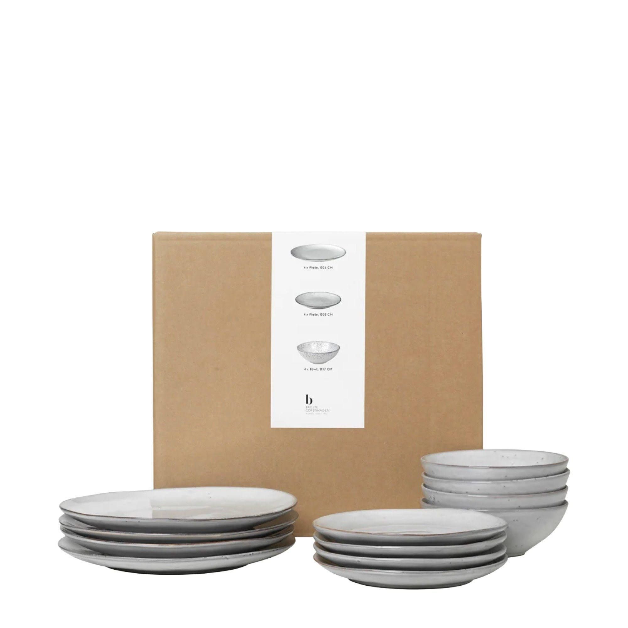 Broste Copenhagen Nordic Sand Geschirr Dinner-Set