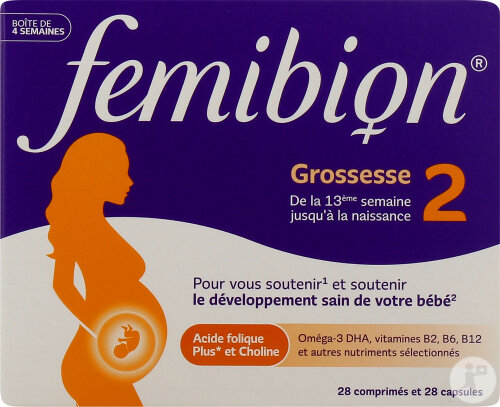 Femibion 2 Grossesse 28 Comprimés + 28 Capsules