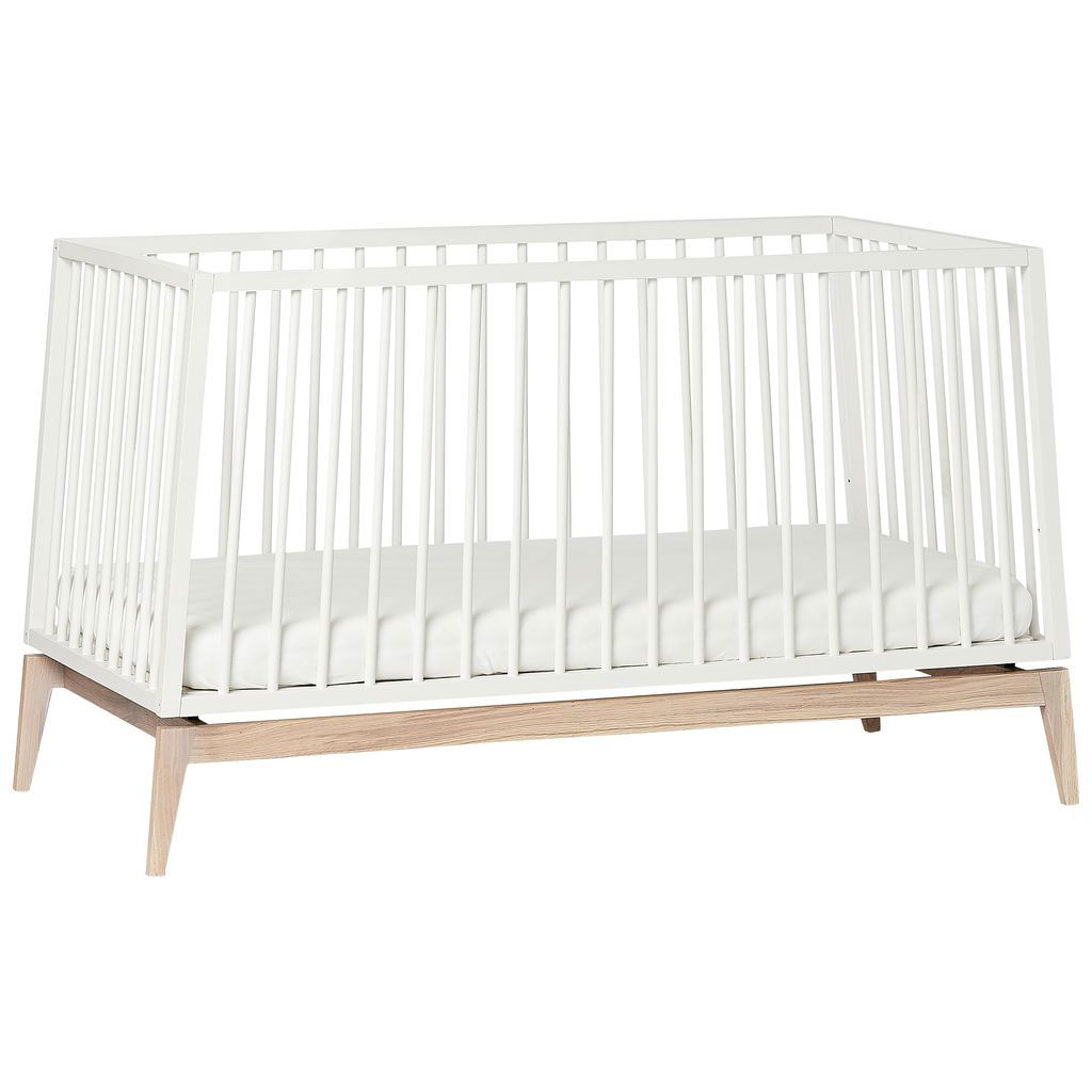 LeanderLeander   Luna Babybett weiss/eiche