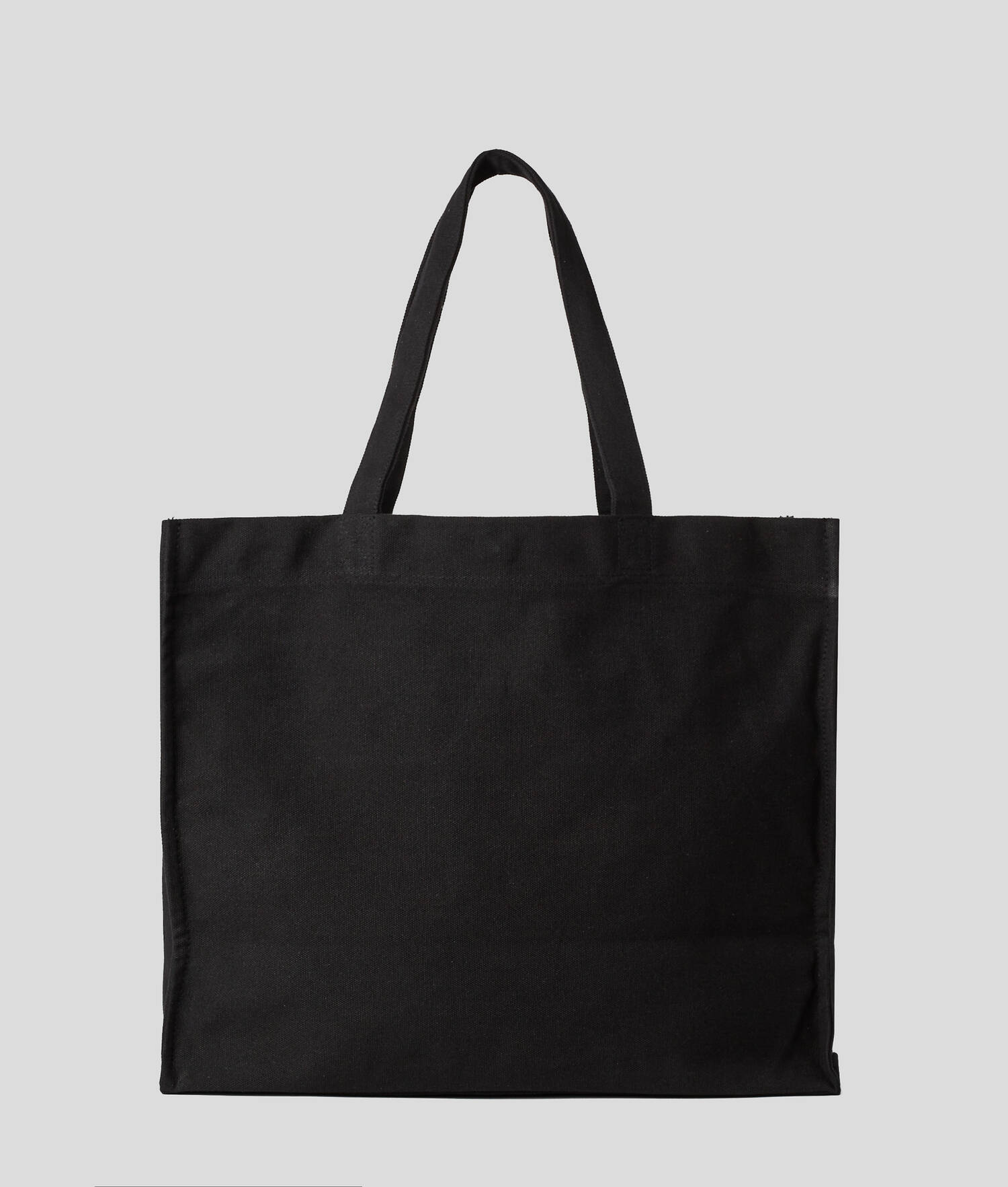 SAC CABAS EN TOILE KLJ - Noir