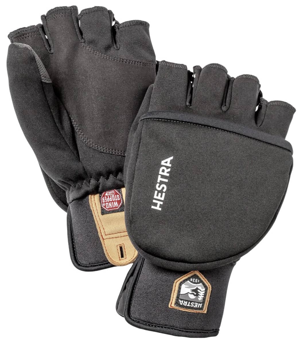 Hestra Windstopper Pullover Mitt Black