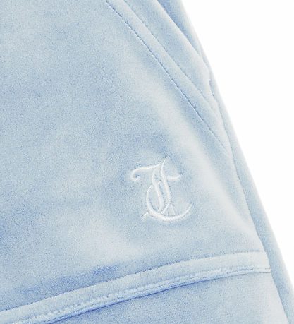 Juicy Couture Velours Hosen - Teil Strahl - Powder Blue