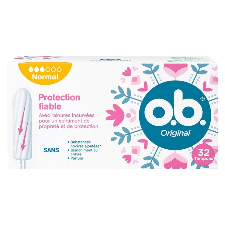 Tampons Original Normal x32 Sans applicateur O.B.