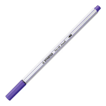 Premium-Filzstift mit Pinselspitze für variable Strichstärken - STABILO Pen 68 brush - ARTY - 24er Pack - mit 24 verschiedenen Farben