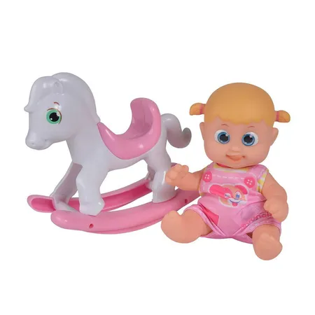 Simba Bouncin Babies Little Bonny mit Schaukelpferd