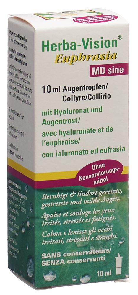 HERBA VISION Euphrasia MD sine Augentropfen Gtt Opht Fl 10 ml