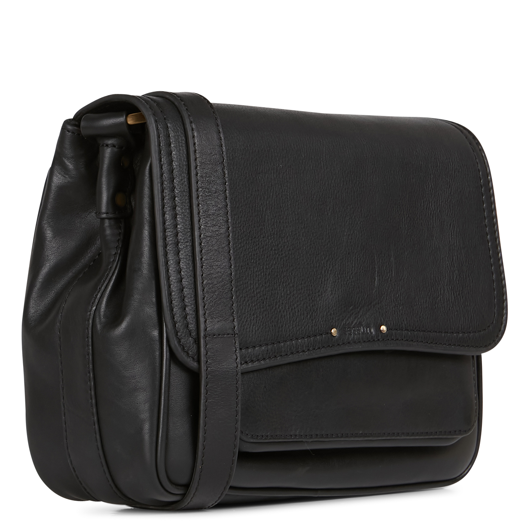 NIU TANO - Sac à bandoulière en cuir | Noir
