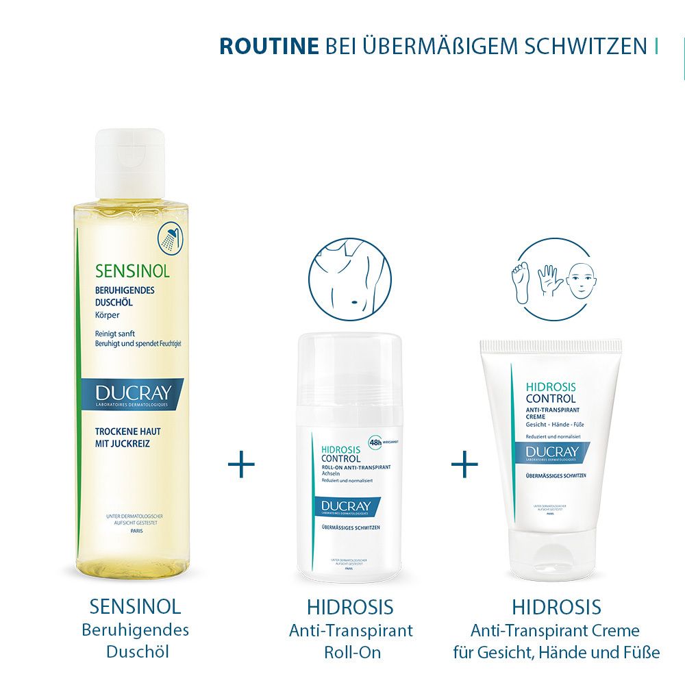 DUCRAY HIDROSIS CONTROL - Anti-Transpirant Roll-On