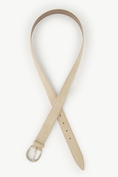 Gürtel, Suede, Velourslederoptik, Metallic-Schließe