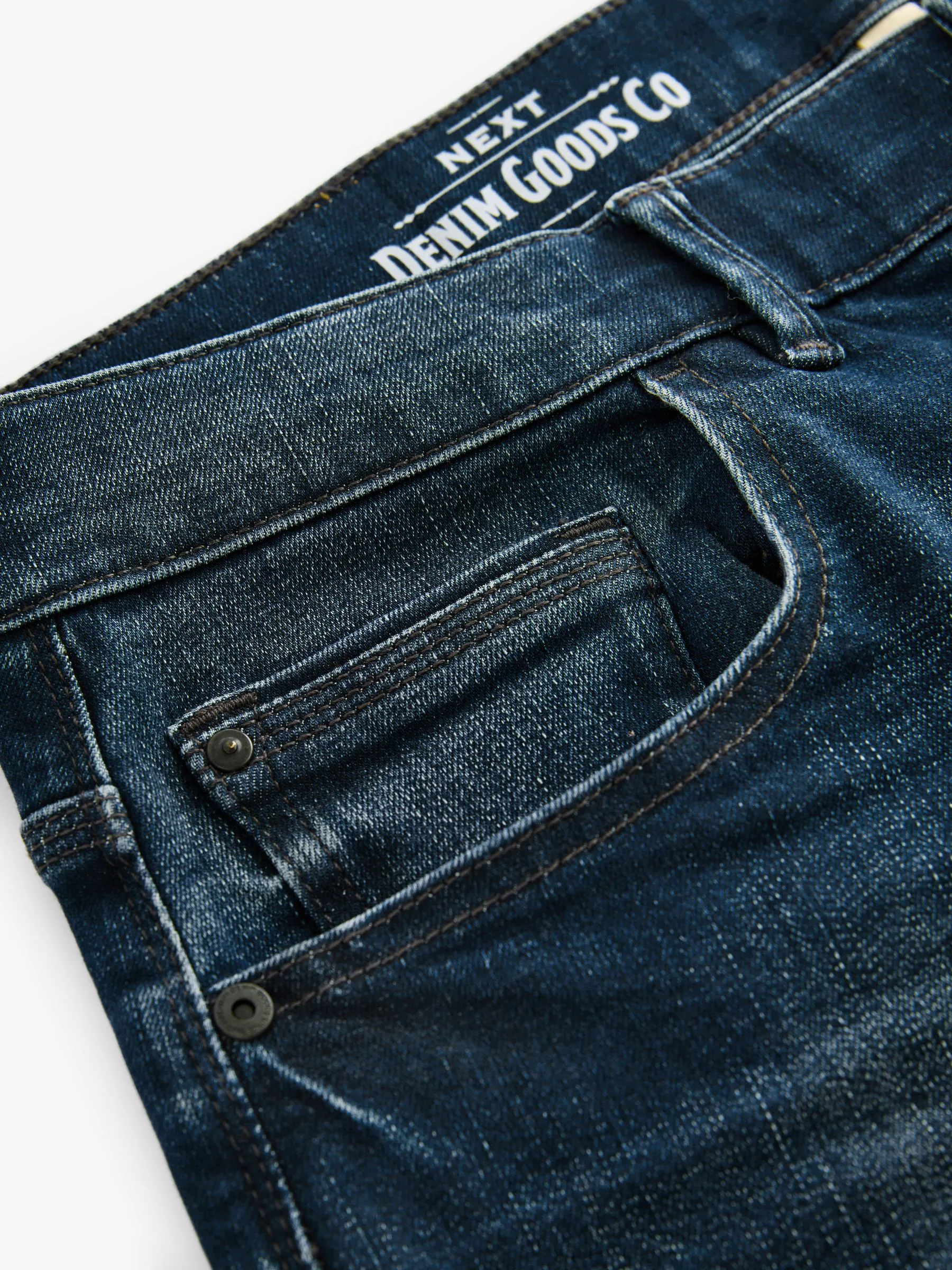 Vintage blauw - Slim Fit - Authentieke stretch denim jeans