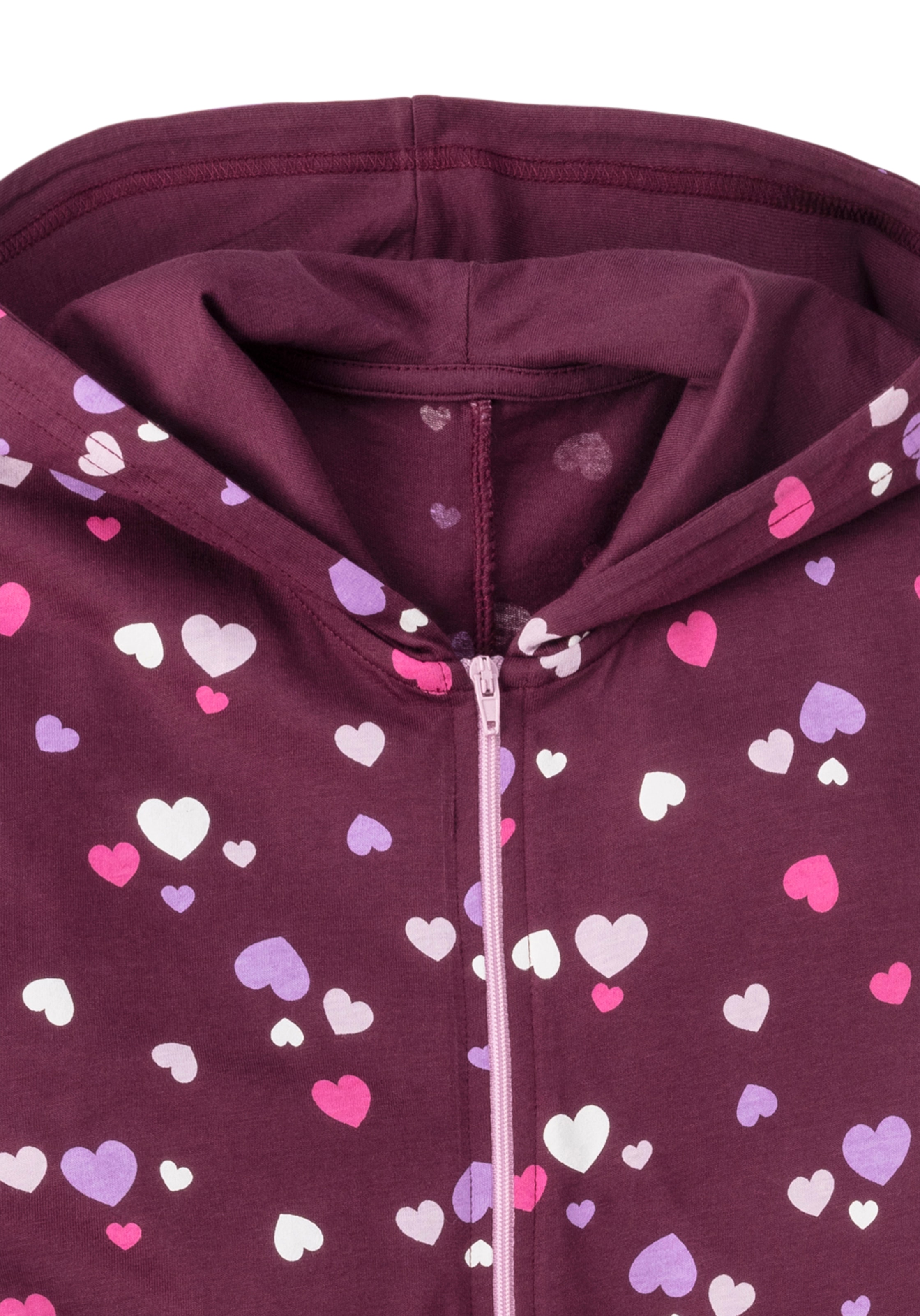 Vivance Overall , toller Einteiler zum Relaxen, mit Herzen bedruckt