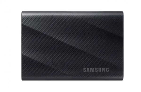 Samsung T9 MU-PG2T0B - SSD - krypteret - 2 TB - ekstern (bærbar) - USB 3.2 Gen 2x2 (USB-C stikforbindelse) - 256-bit AES - sort