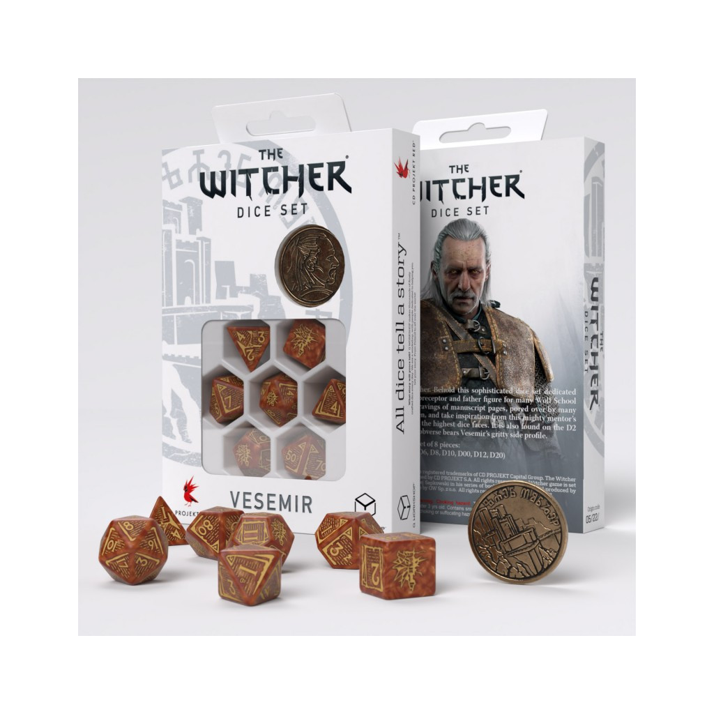 The Witcher Dice Set - Vesemir - The Wise Witcher