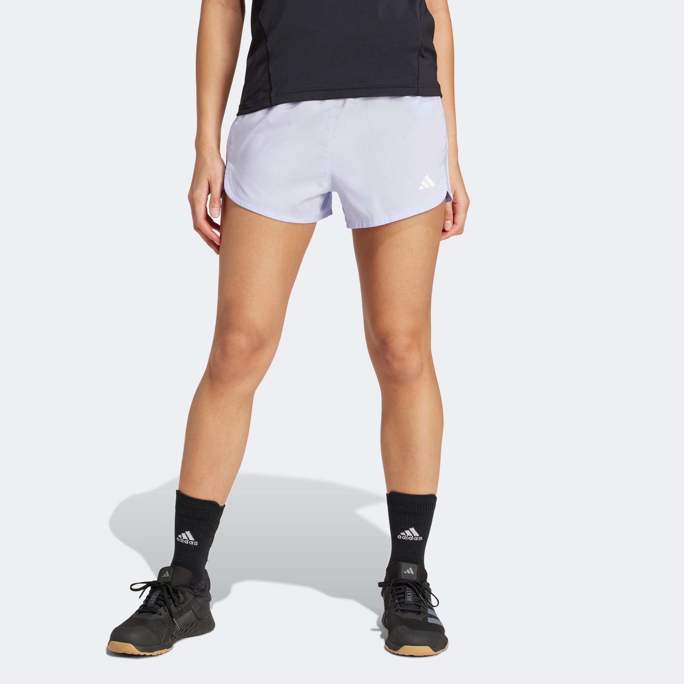 adidas Performance Shorts »PACER WVN HIGH«  Woven Trainingsshorts mit hohem Bund