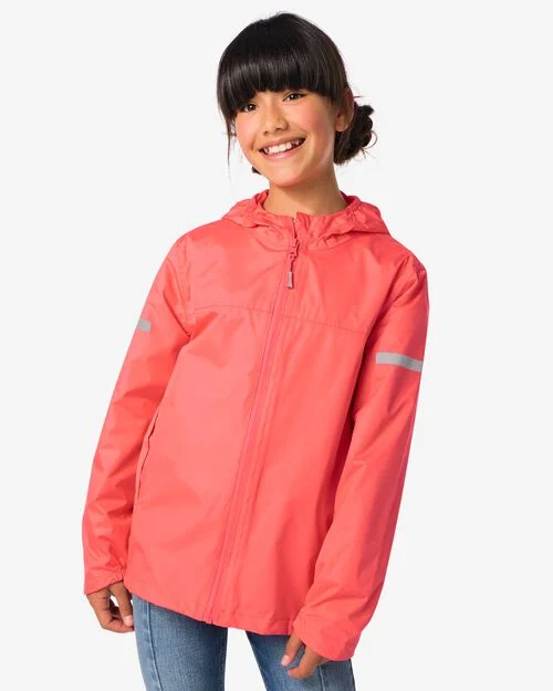 veste de pluie pour enfant léger imperméable corail
