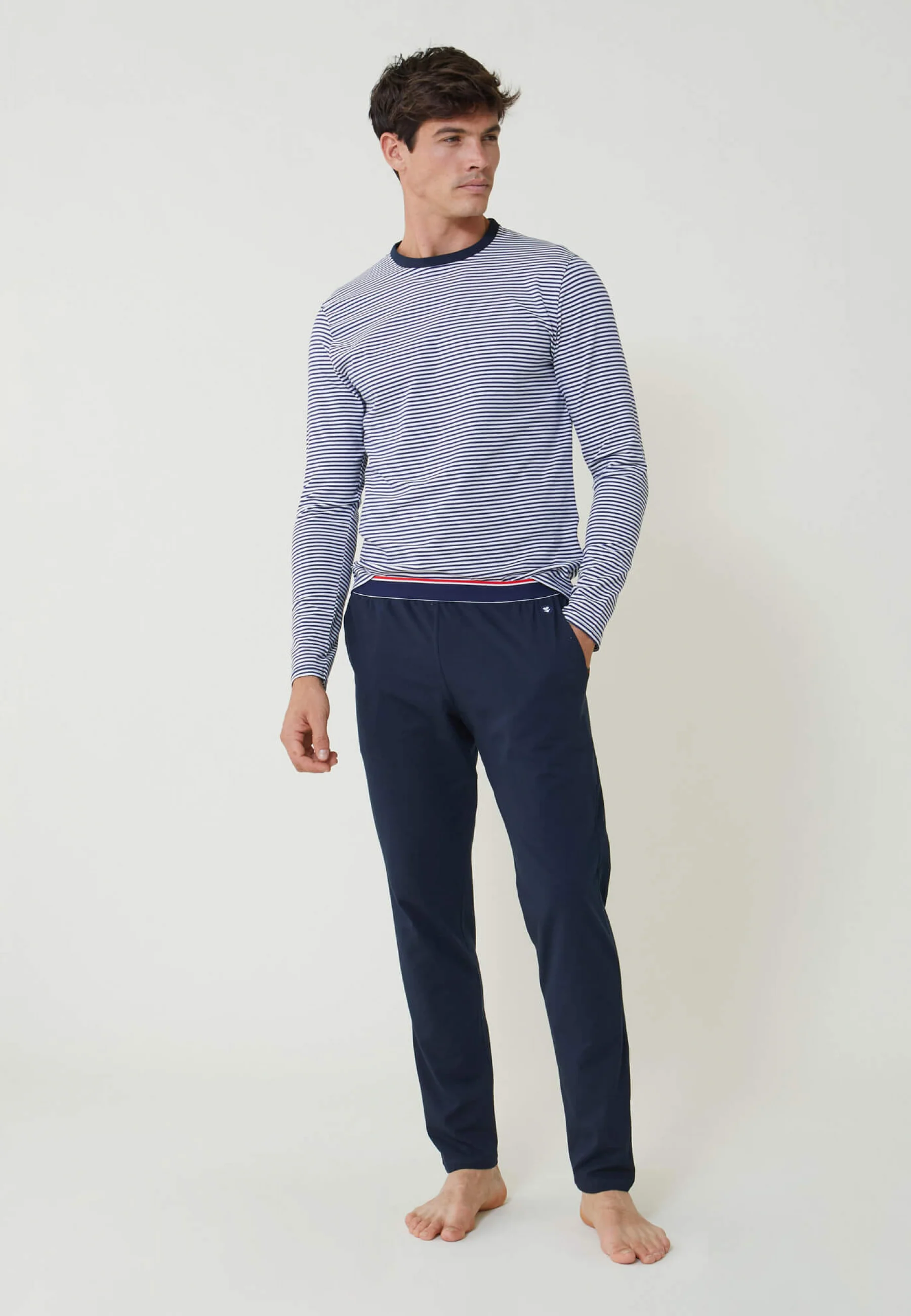Ensemble pyjama t-shirt et pantalon en coton-Pyjama Jeason