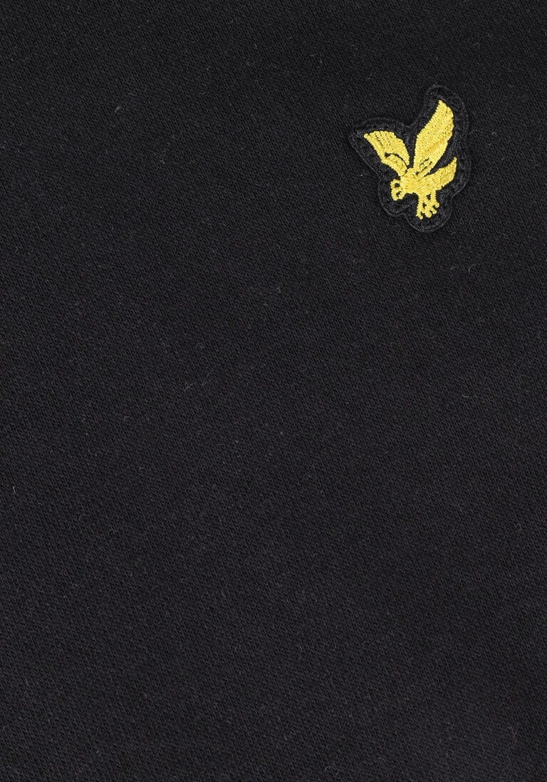 LYLE & SCOTT zwarte lyle & scott trui classic oth hoody fleece