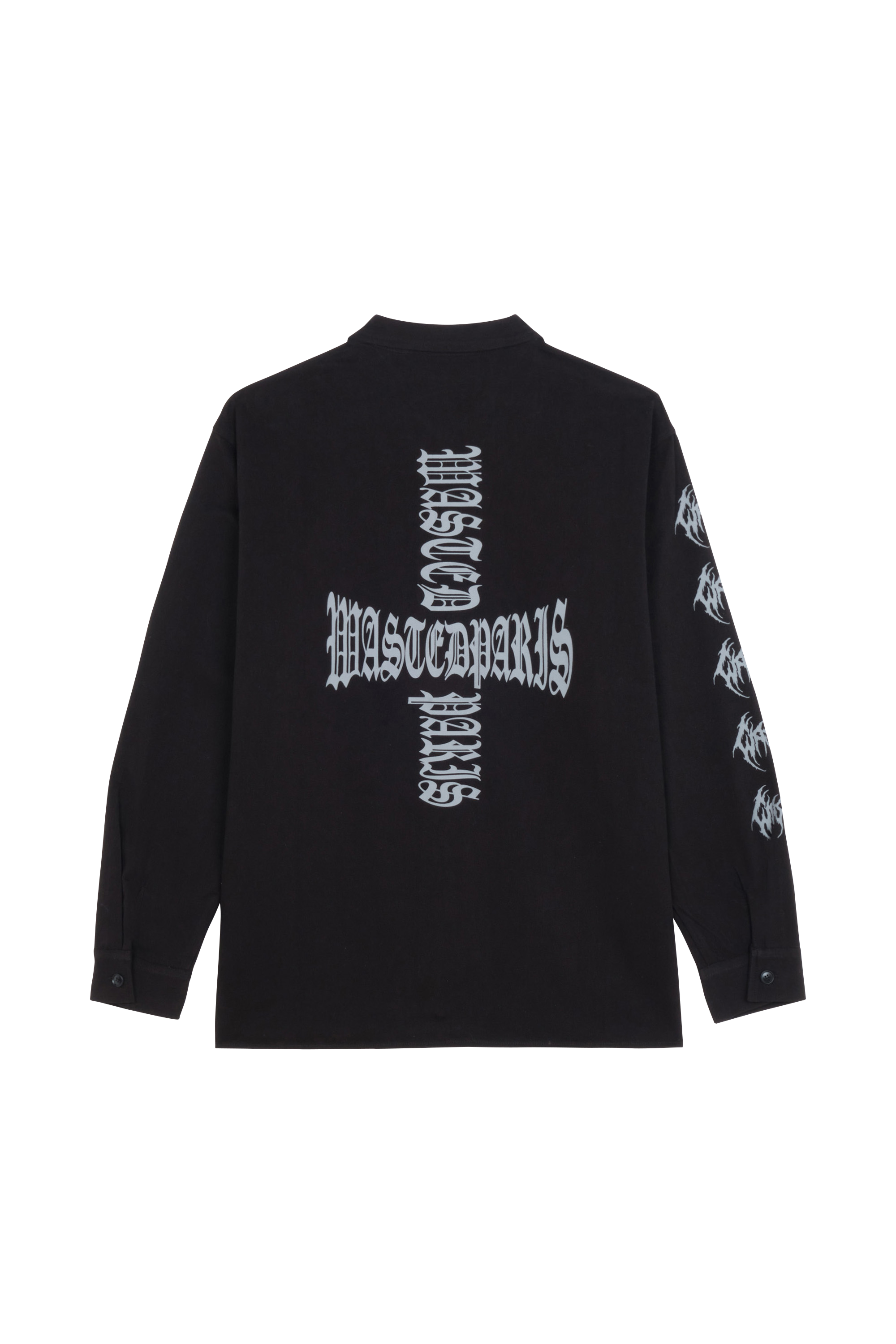 WASTED Veste SHIRT SQUARE SIGHT Noir