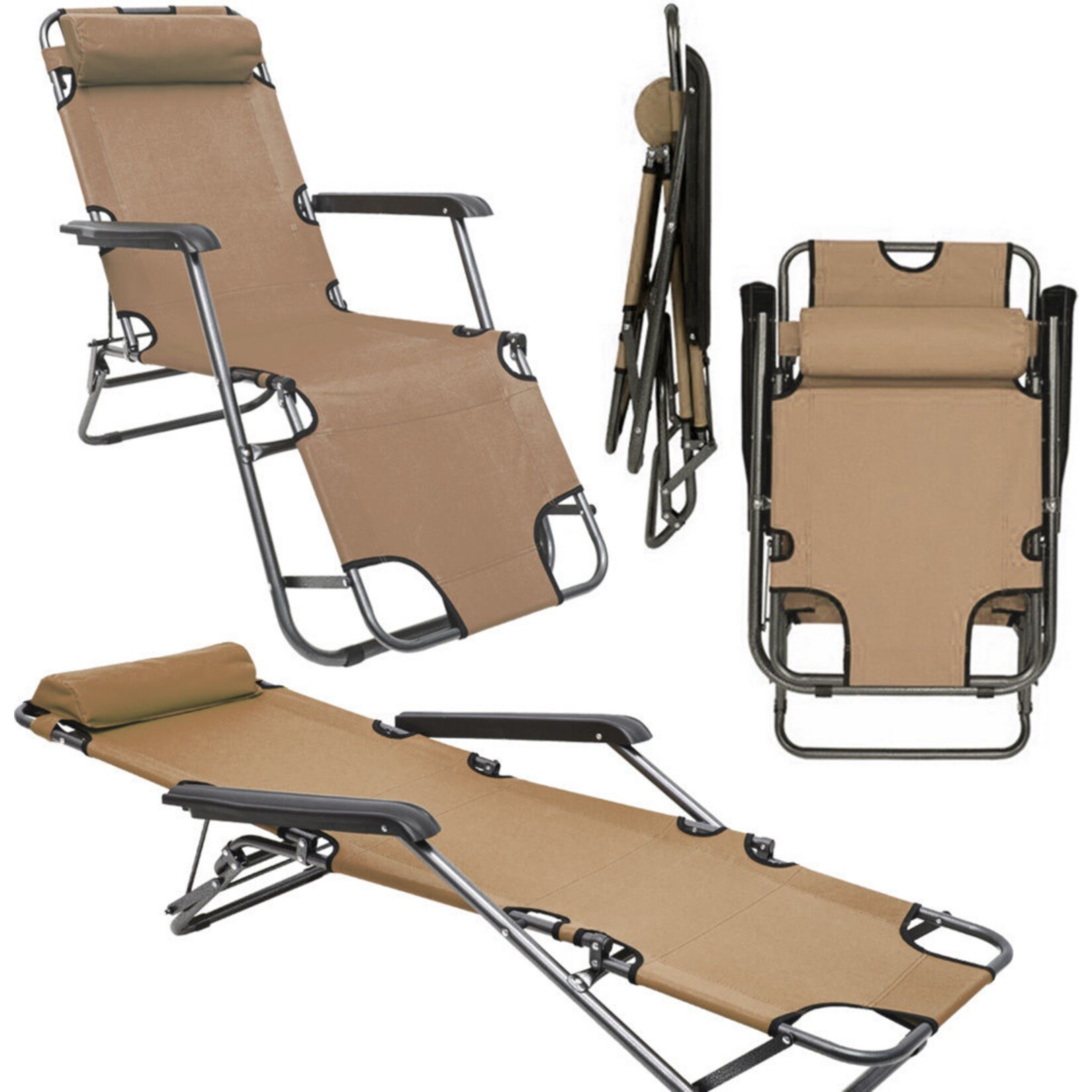 Liegestuhl Campingliege Gartenliege Sonnenliege Camping Liege Strandliege Stuhl