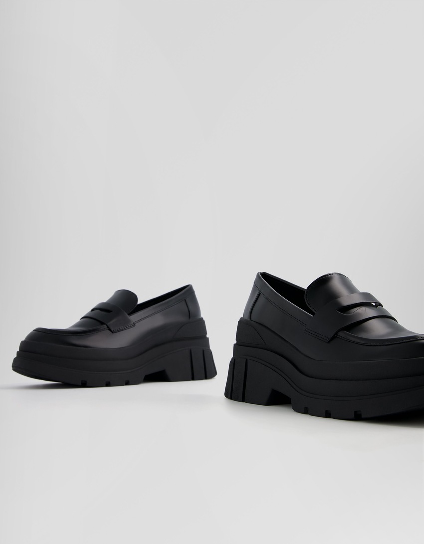 mocassins plataforma