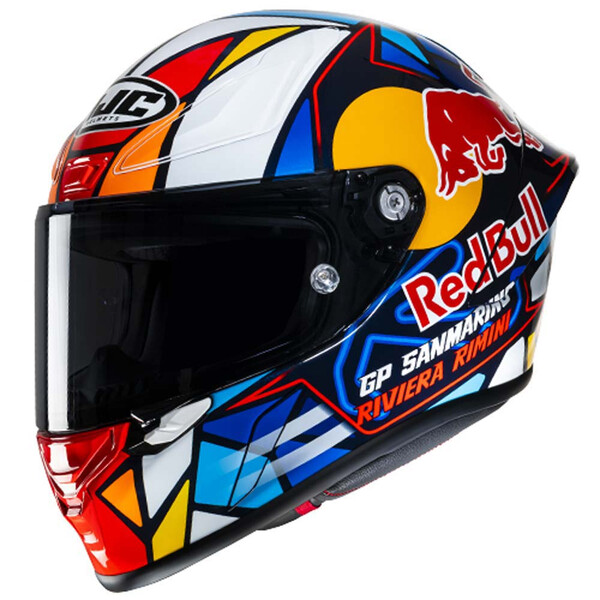 HJC - Casque RPHA 1 Red Bull Misano GP MC21 / Bleu / Blanc / Rouge / Orange