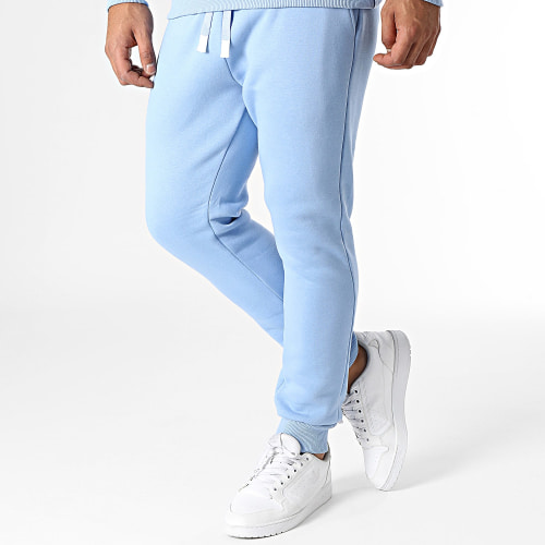 Ensemble Sweat Capuche Et Pantalon Jogging Bleu Clair