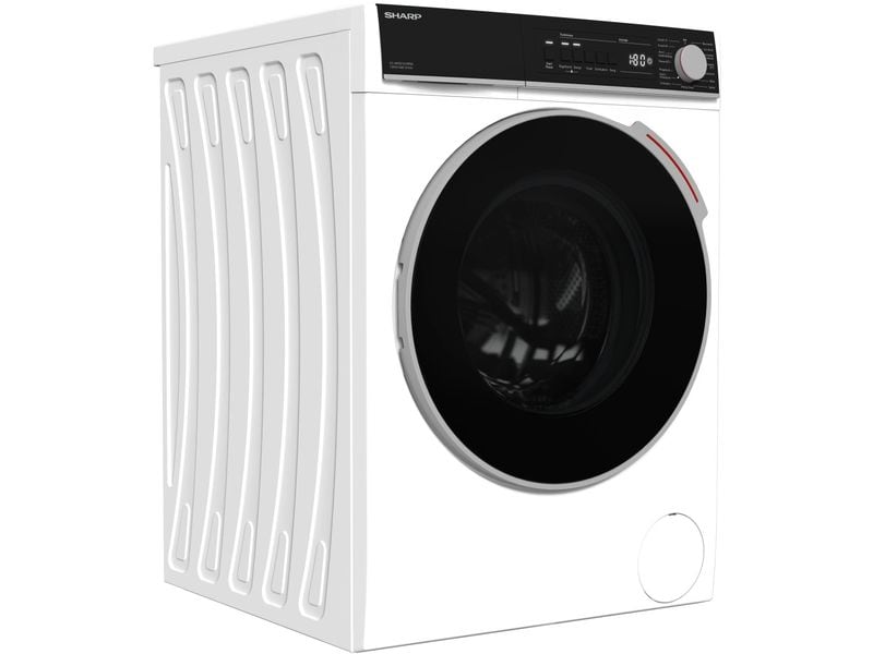 Sharp Waschmaschine ES-NFB214CWDA-DE Links Frontloader mit 12 kg Ladekapazität