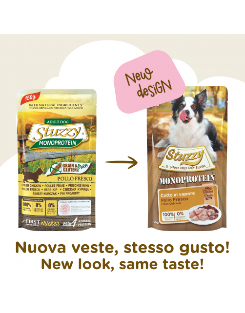 Stuzzy Dog Grain Free Monoprotein Pouch 150 g - Hondenvoer
