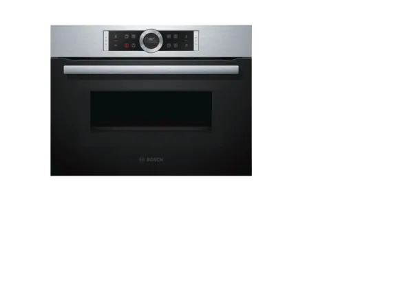 Bosch Serie | 8 CMG633BS1 - Kombinationsovn - til indbygning - niche - bredde: 56 cm - dybde: 55 cm - højde: 45 cm - med selv-rengøring - inox
