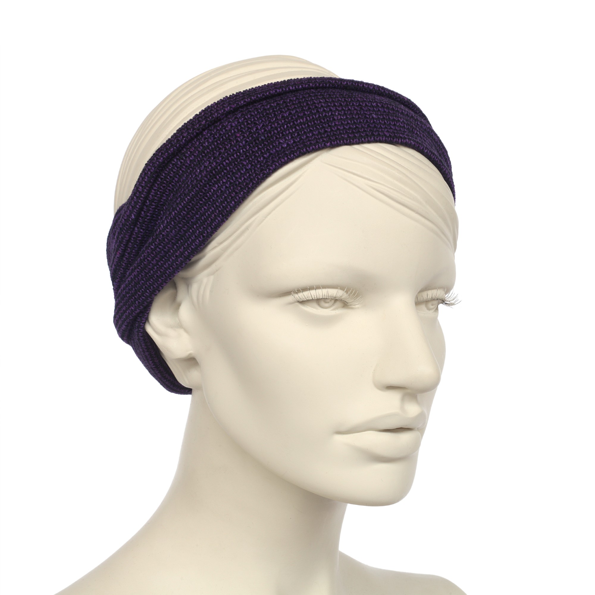 Stirnband, lila, schwarz, L 40 cm, H 8 cm günstig bestellen