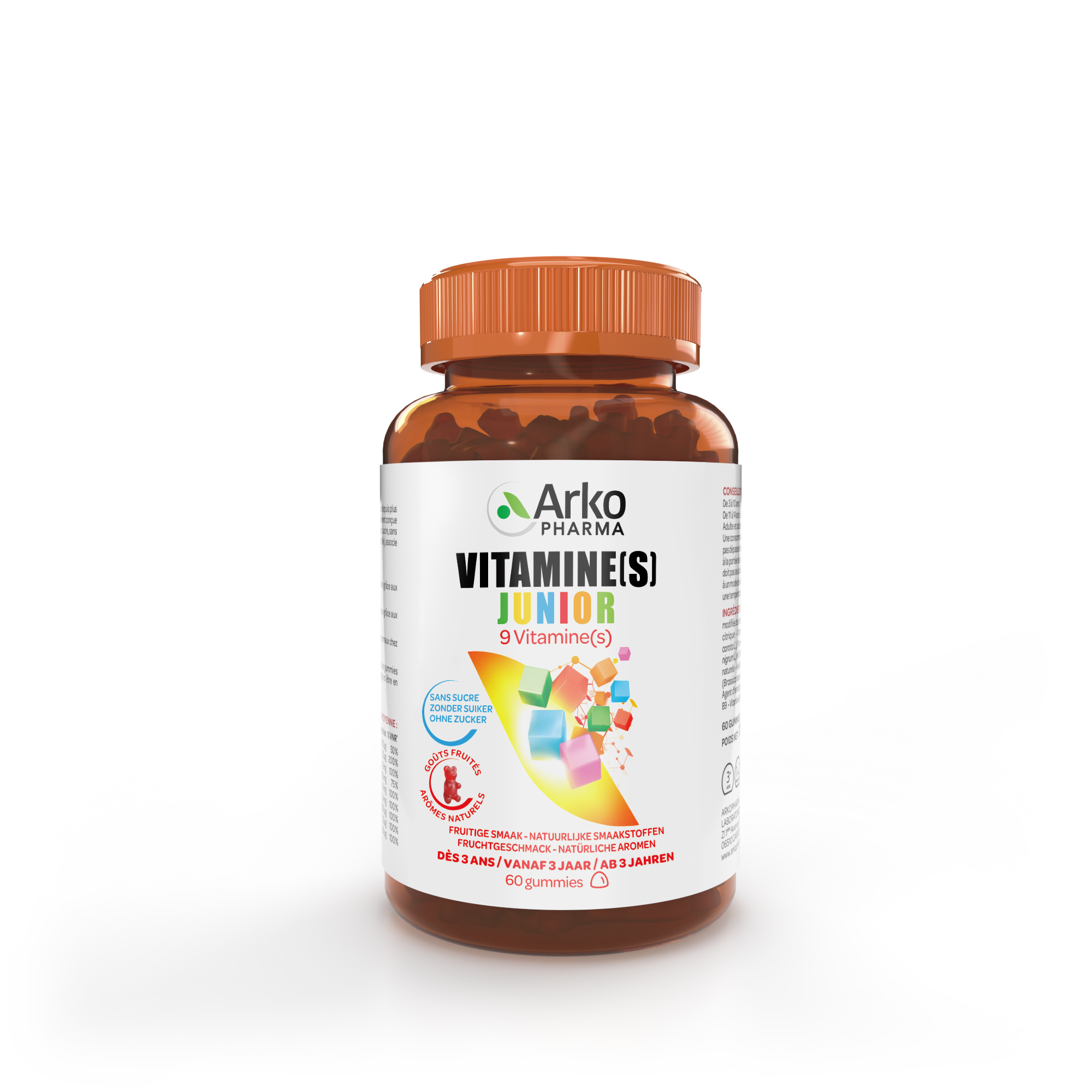 Arkopharma Vitamines Junior fruitgum (60 stuks)