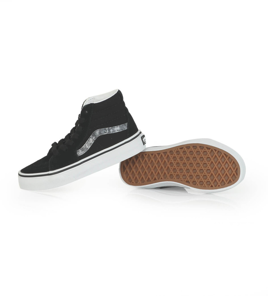 Tênis Vans Sk8-Hi Digicamo de couro, preto