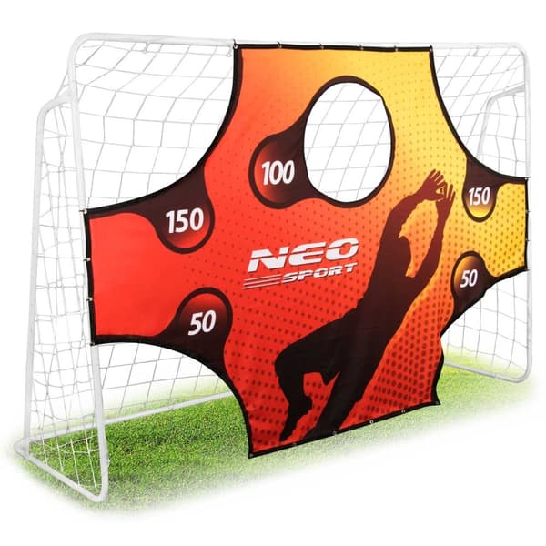 Stort fotballmål for utendørslekDette store fotballmålet tilbyr timevis med underholdning for deg og dine kjære i frisk luft.Størrelse: 245 x 155 x 80