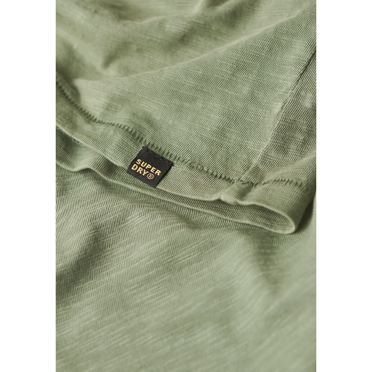 Camiseta de gola redonda SUPERDRY com textura irregular