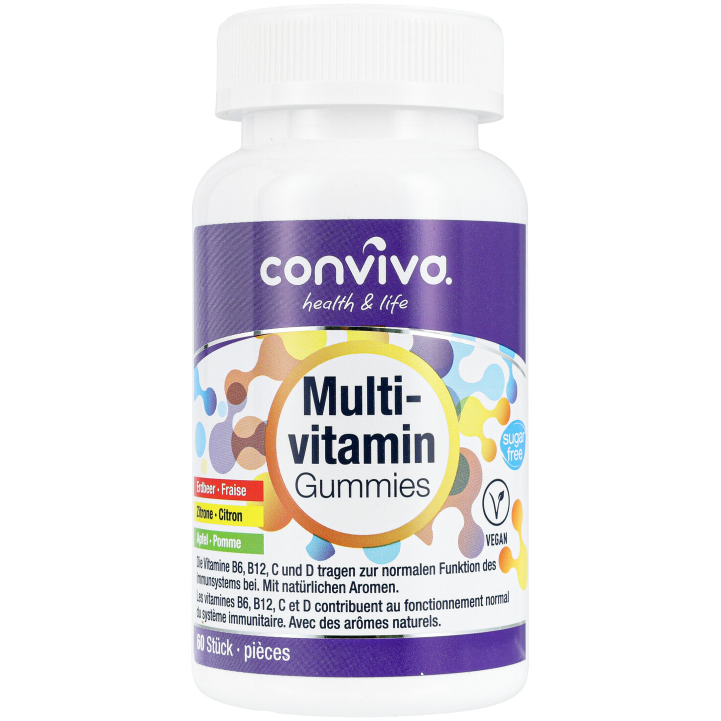 conviva Multivitamin Gummies Vegan zuckerfrei