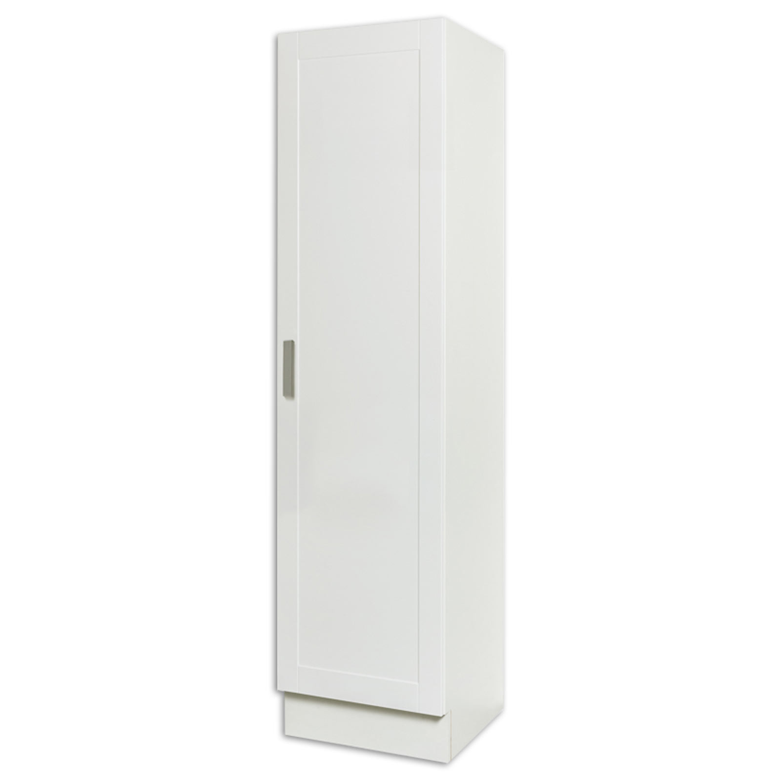 Seitenschrank MATRIX - weiß Lacklaminat - 50 cm breit