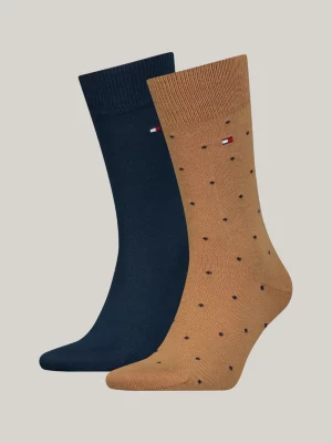 Pacote com 2 pares de meias clássicas de bolinhas