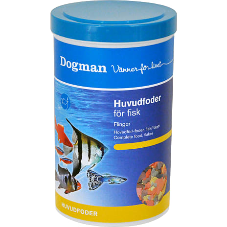 Fiskefoder flager