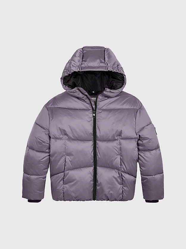 Jaqueta oversized de plumas ripstop