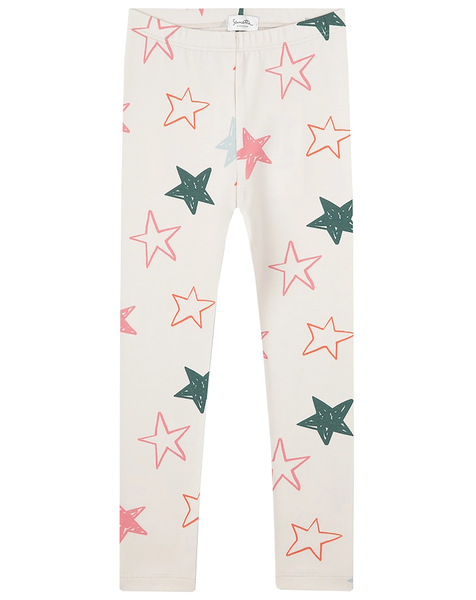 Leggings STARS AOP in kokos