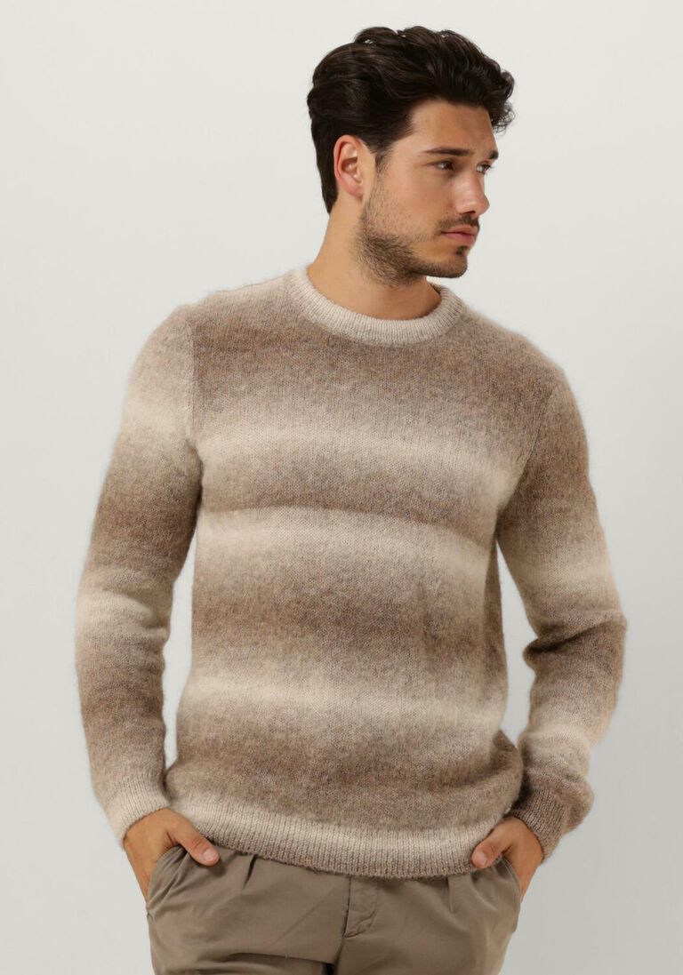 THE GOODPEOPLE beige the goodpeople trui koncept