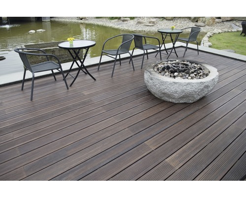 Konsta bamboe vlonderplank met groef 18x137x1850 mm
