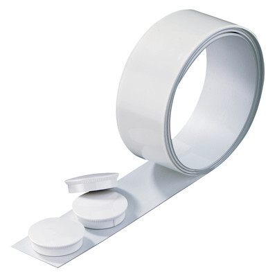 Franken Magnetband, selbstklebend, 35 mm x 1 m, weiss, 1 Stück