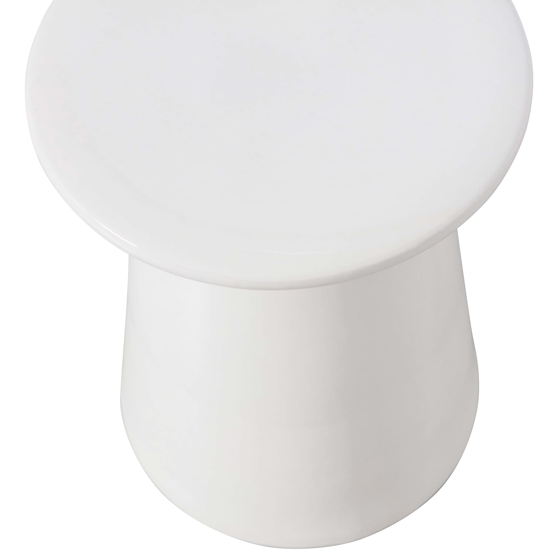 Button Beistelltisch 35 x 45 cm weiß